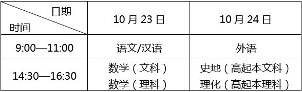 定了，定了，2021年全国成人高考考试时间将于10月23日、24日举行